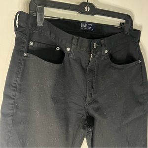 Mens Gap Black Slim Fit Jeans Size 32W 30L NWOT